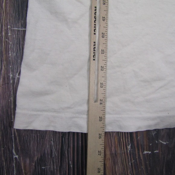 Vintage Fruit Of The Loom Buckeye Road Race Shirt Mens Medium White Cycling Tee - Picture 8 of 8